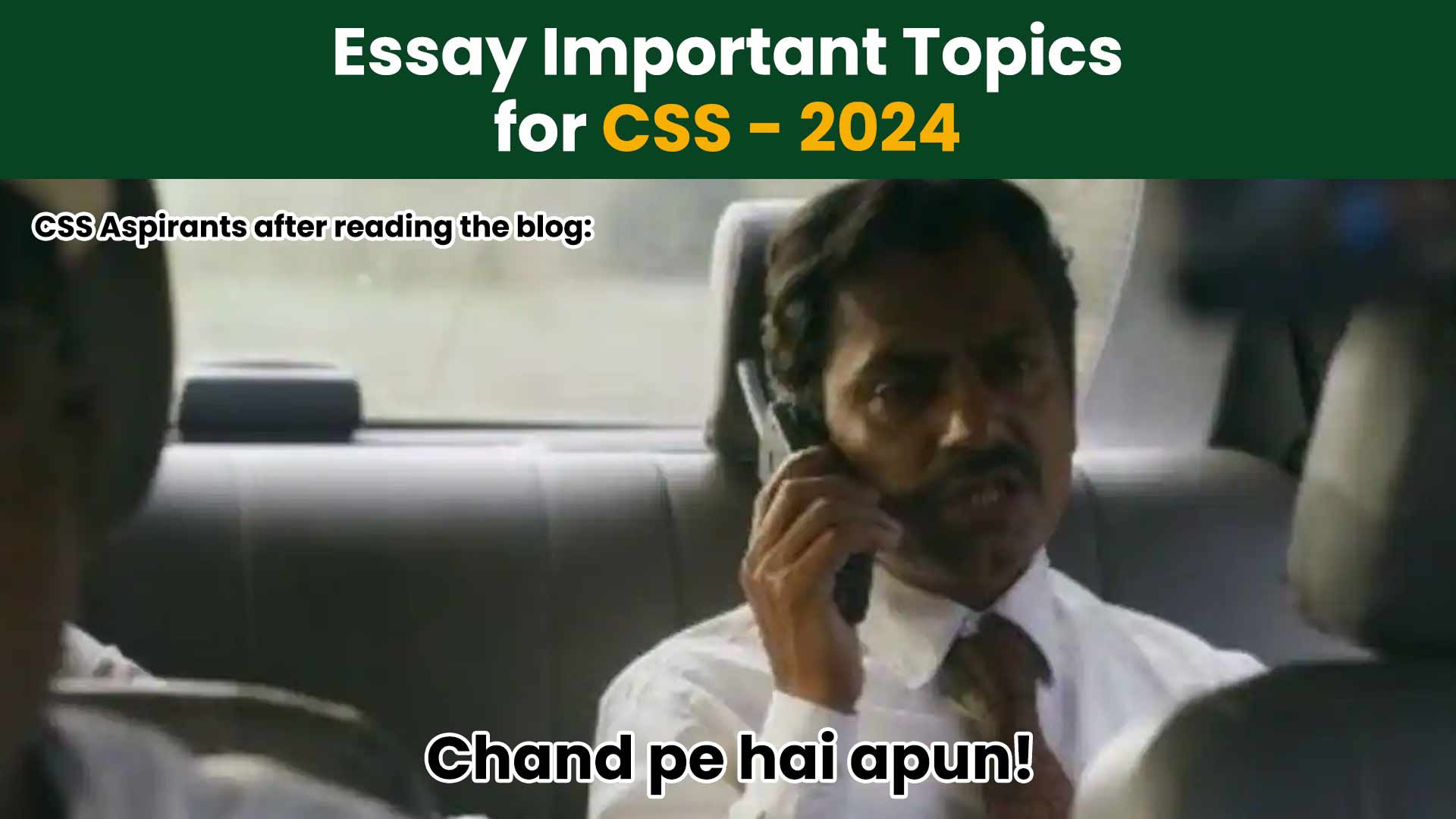 essay topics for css 2024